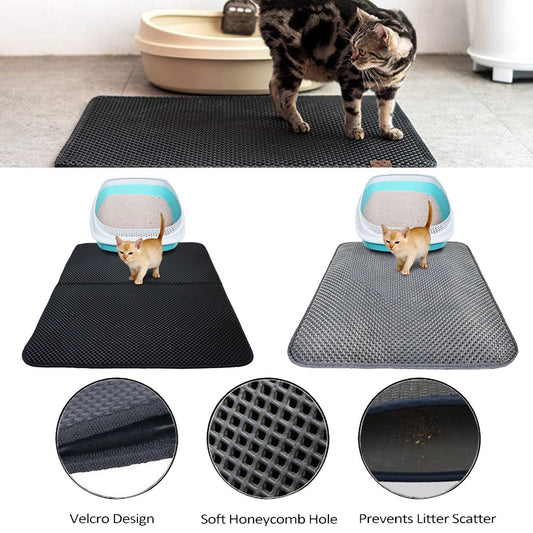 Easy Cleanup Kitty Litter Mat